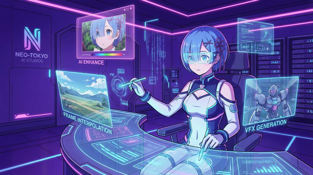 国产自拍AI动漫创作工作室